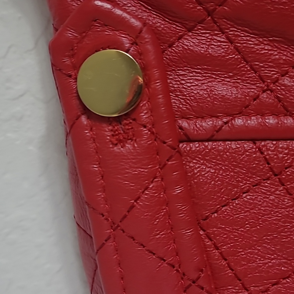 Peter nygard red jacket 100% leather size Large - Picture 4 of 9